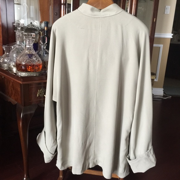 Men’s Pure Silk Kung Fu Jacket Sz XXL - Picture 3 of 8